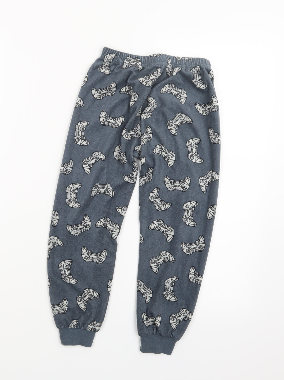 Primark Boys Grey Geometric   Pyjama Set Size 5-6 Years