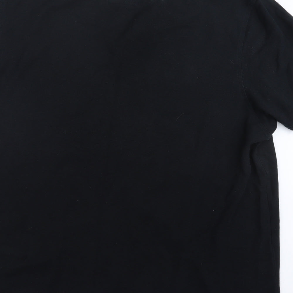 Maine Mens Black    Polo Size XL