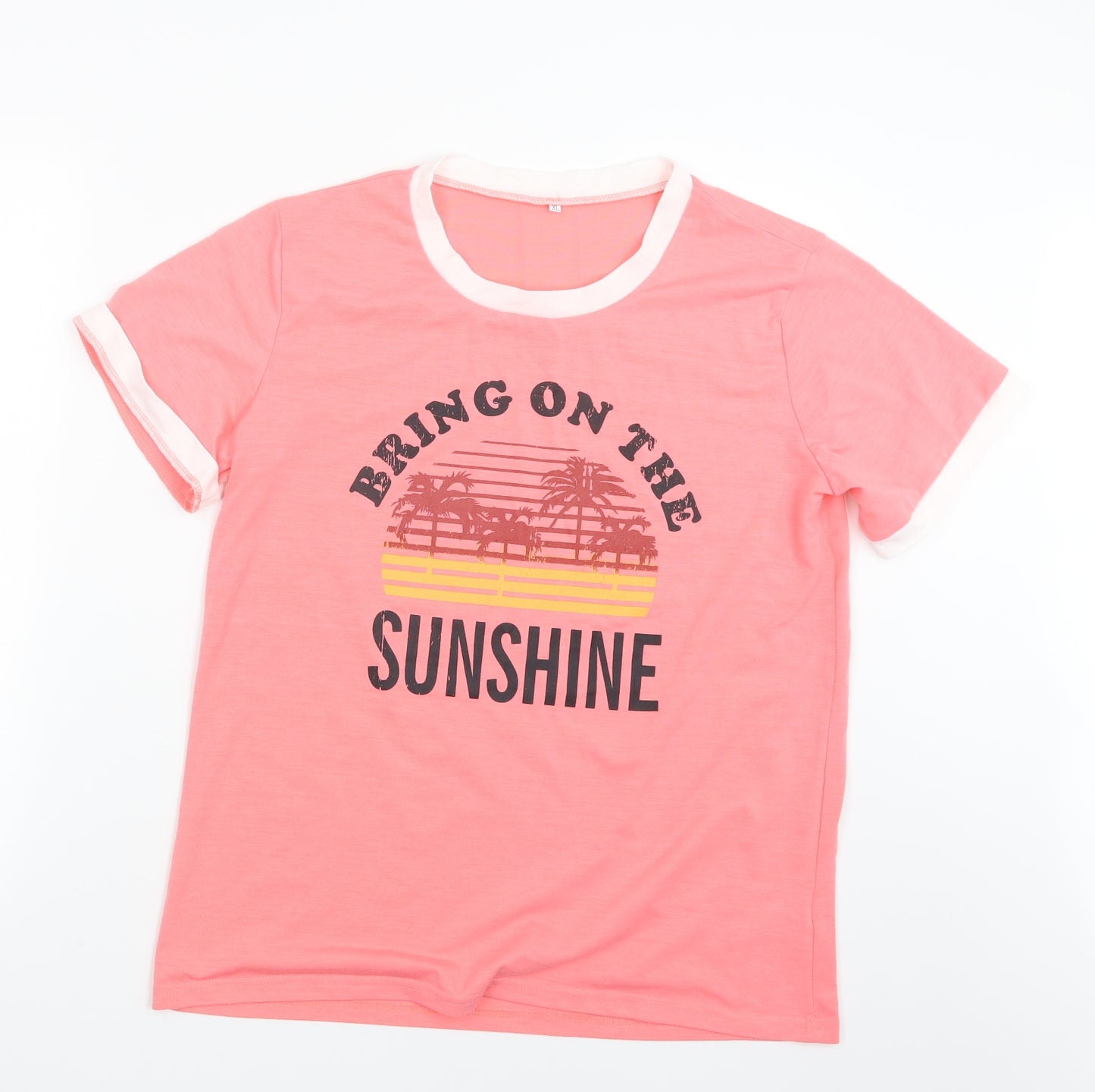 Preworn Mens Pink    T-Shirt Size XL