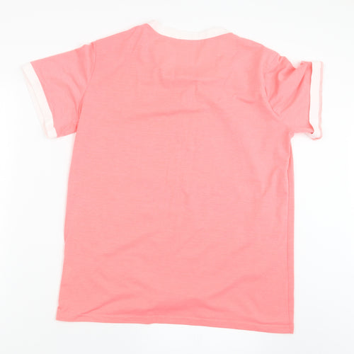 Preworn Mens Pink    T-Shirt Size XL