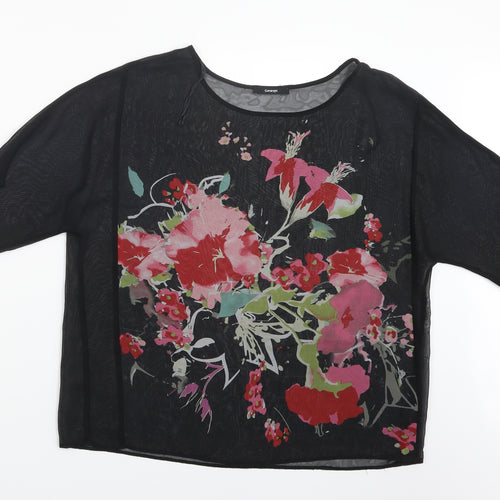 George Womens Black   Basic Blouse Size 12