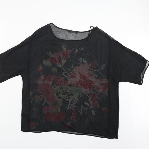 George Womens Black   Basic Blouse Size 12