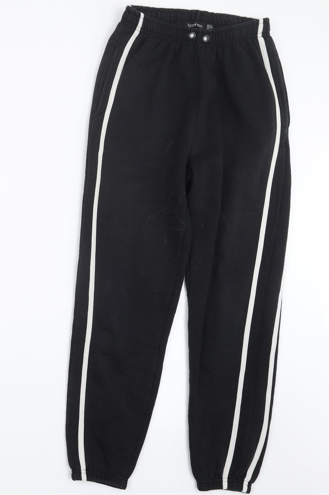 Boohoo Womens Black   Jogger Trousers Size 8 L25 in