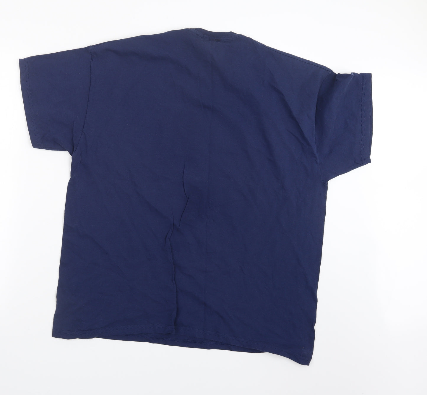 Fruit of the Loom Mens Blue    T-Shirt Size XL  - Captain America