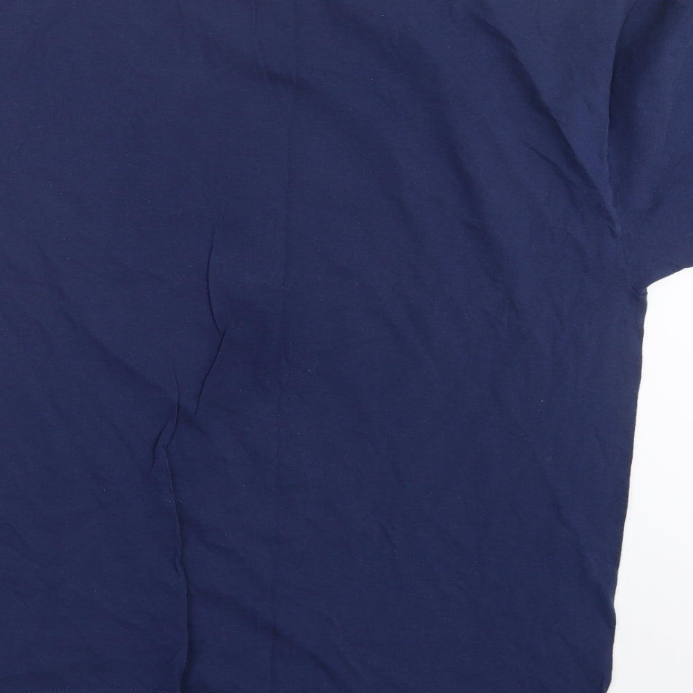 Fruit of the Loom Mens Blue    T-Shirt Size XL  - Captain America