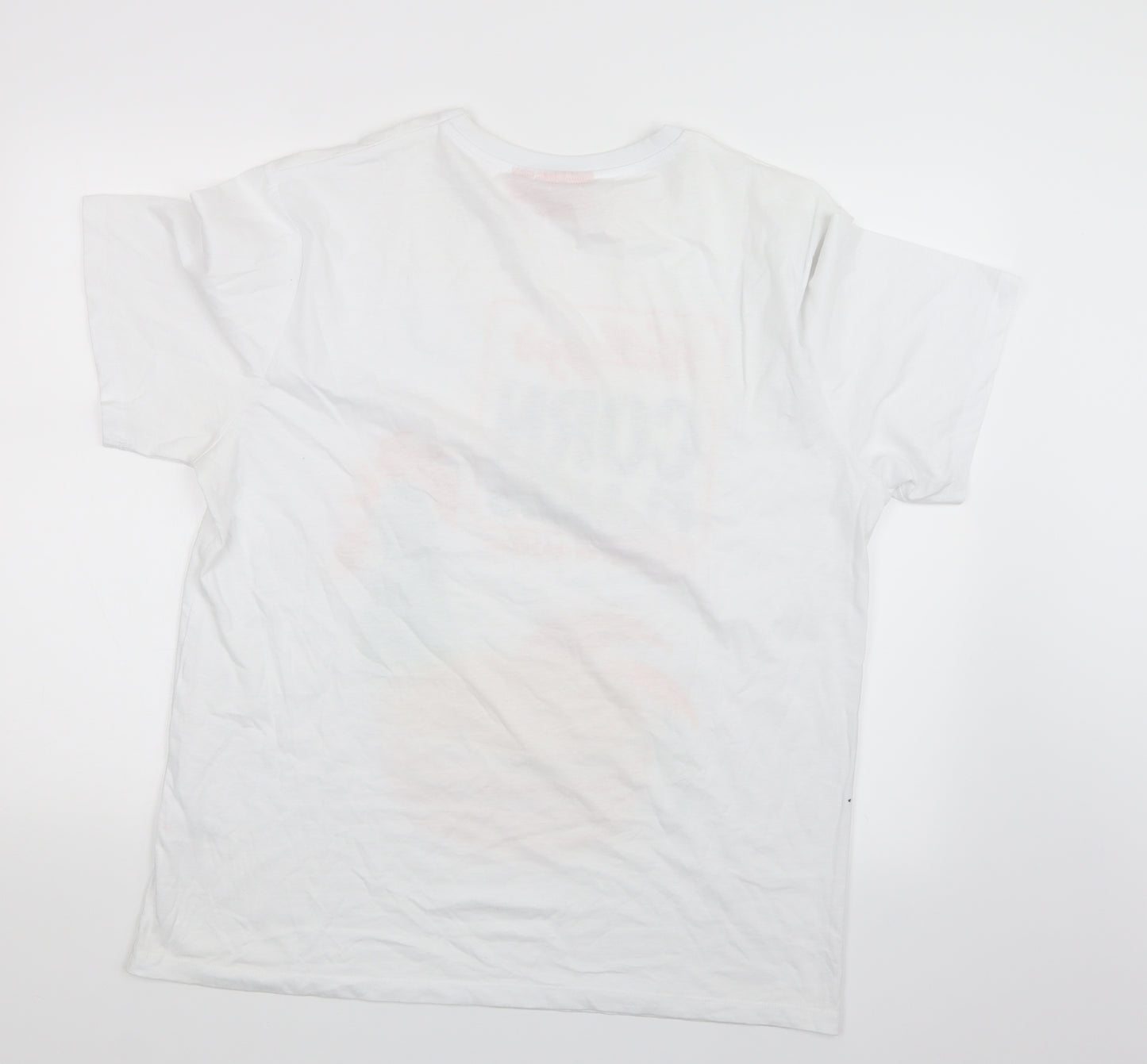 Primark Mens White    T-Shirt Size XL  - Corn Flakes