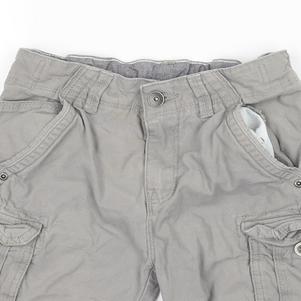 TU Boys Grey  Denim Cargo Shorts Size 8 Years
