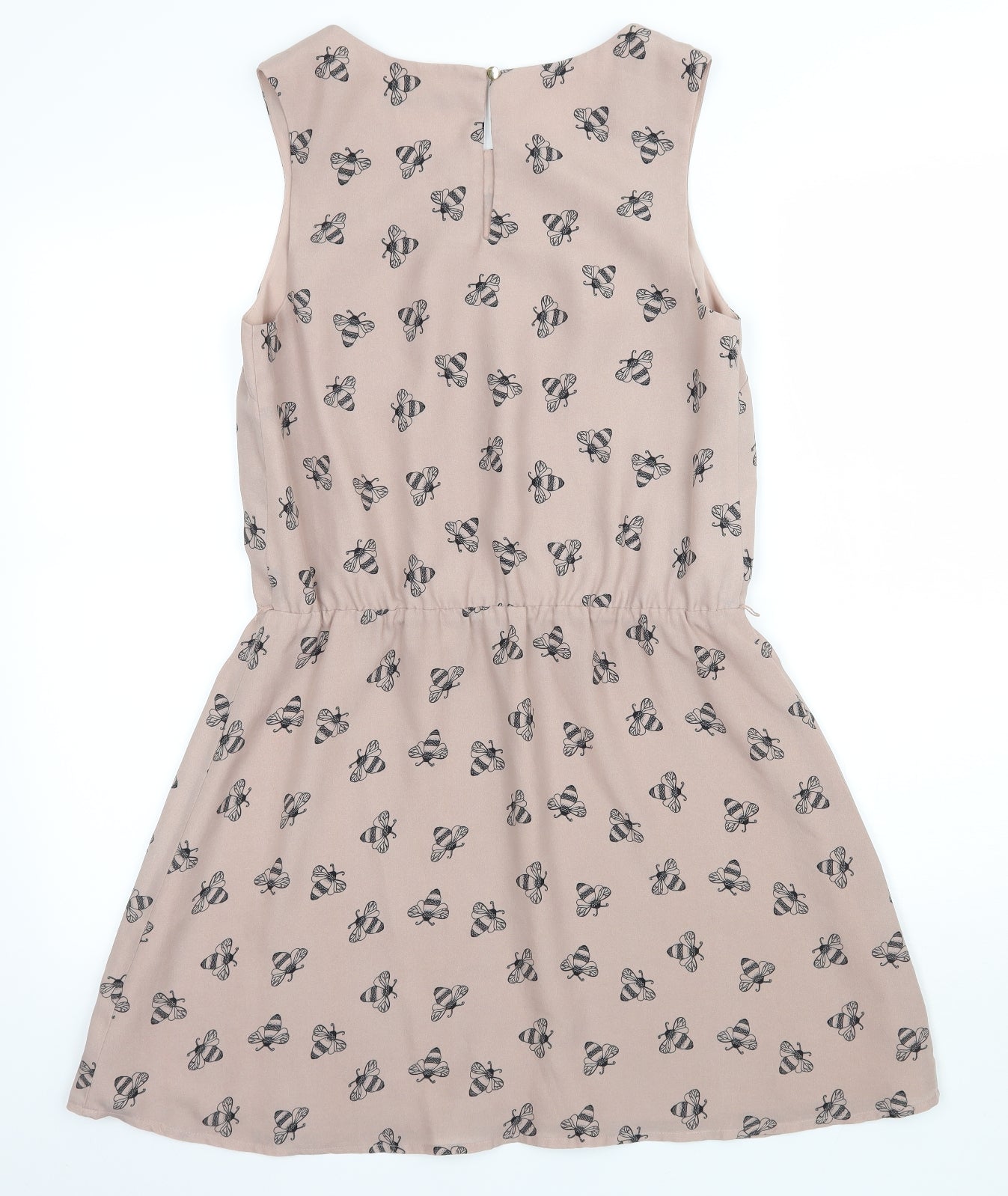 Oasis Womens Brown Geometric  Tank Dress  Size 10