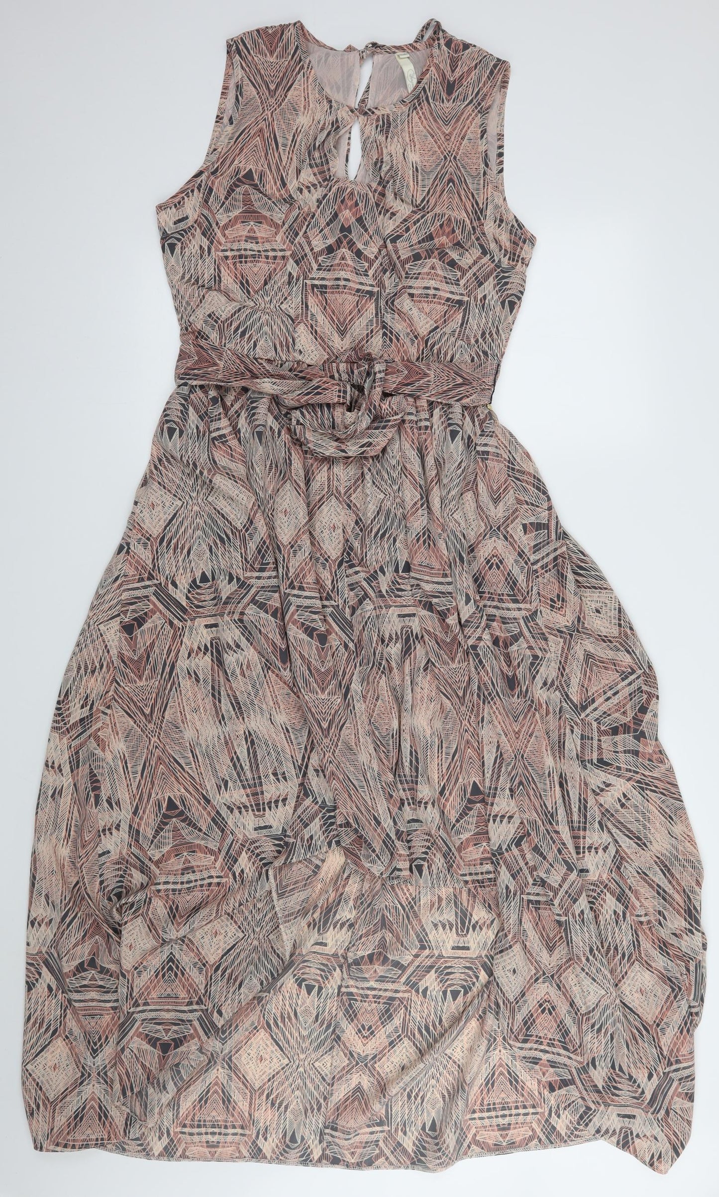 Firetrap Womens Multicoloured Geometric  Fit & Flare  Size M