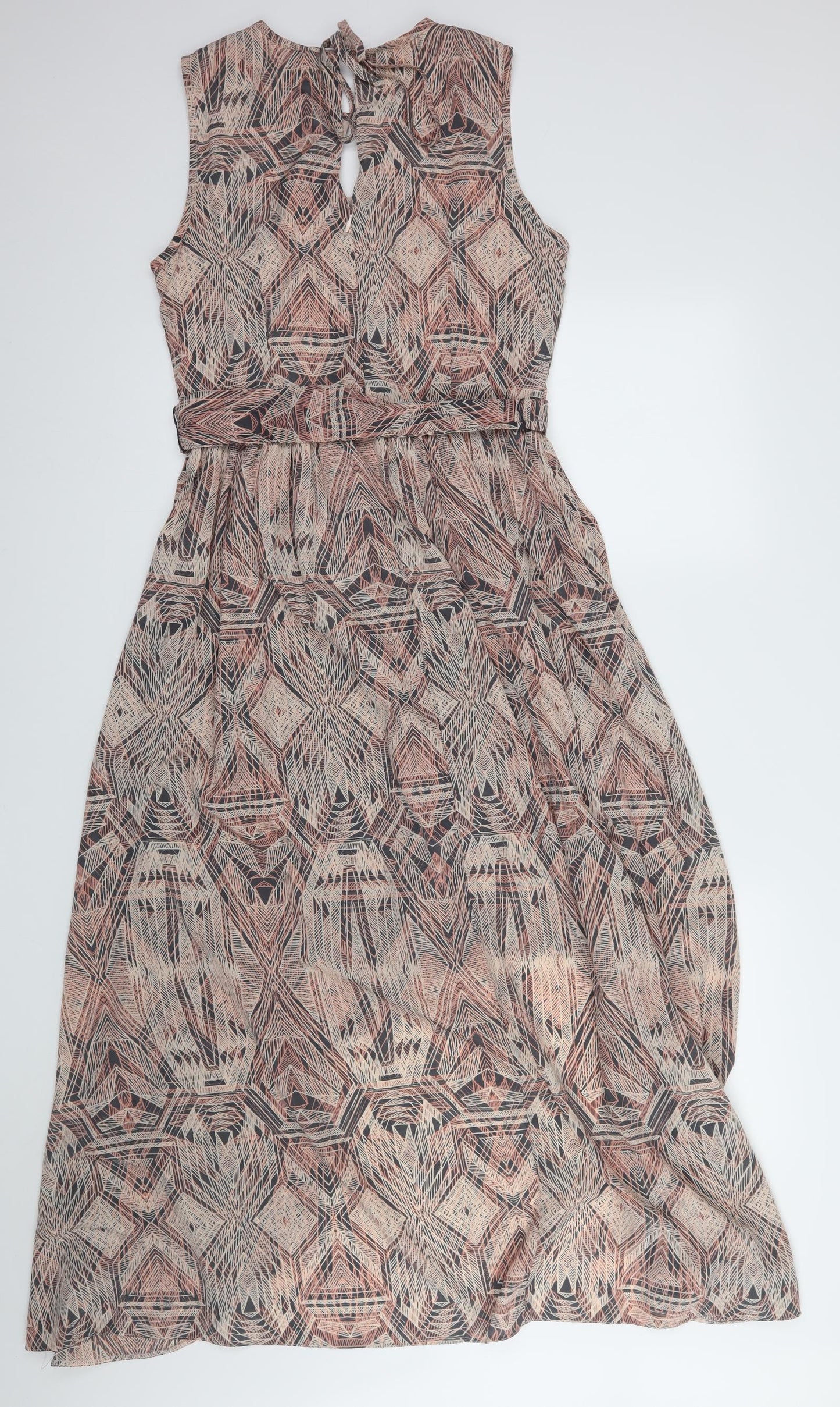 Firetrap Womens Multicoloured Geometric  Fit & Flare  Size M