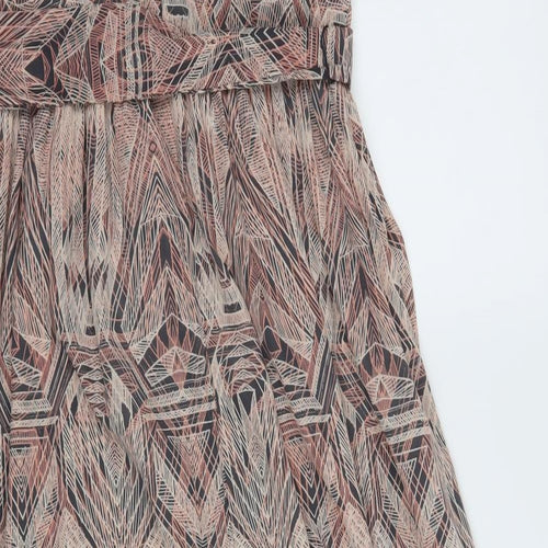 Firetrap Womens Multicoloured Geometric  Fit & Flare  Size M