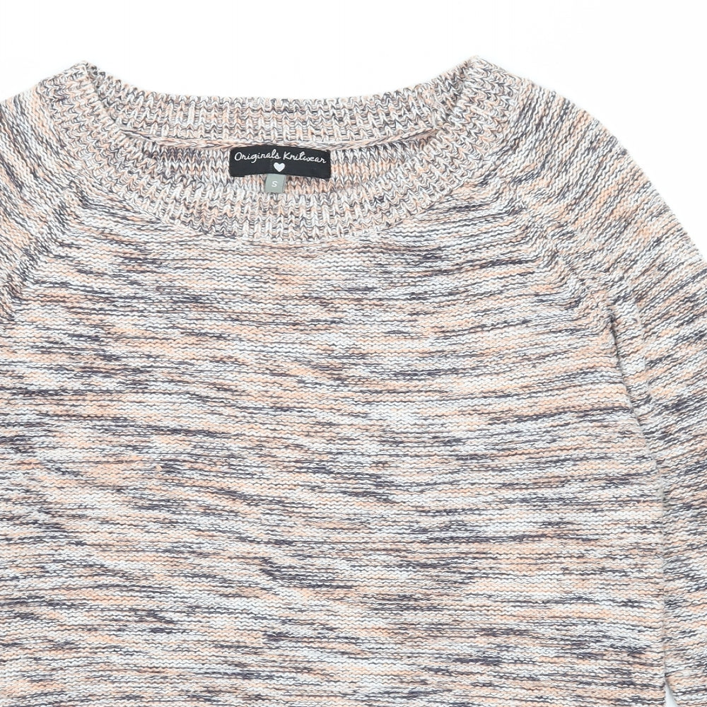 Originals Knitwear Womens Multicoloured  Knit Pullover Jumper Size S