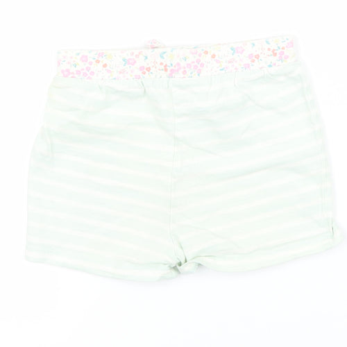 Matalan Girls Green Striped Jersey  Pyjama Pants Size 3-4 Years