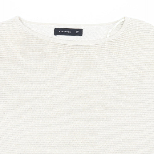 RESERVED Womens Beige   Pullover Jumper Size S