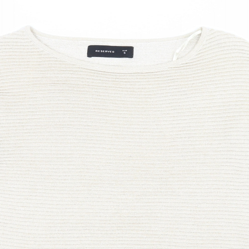 RESERVED Womens Beige   Pullover Jumper Size S