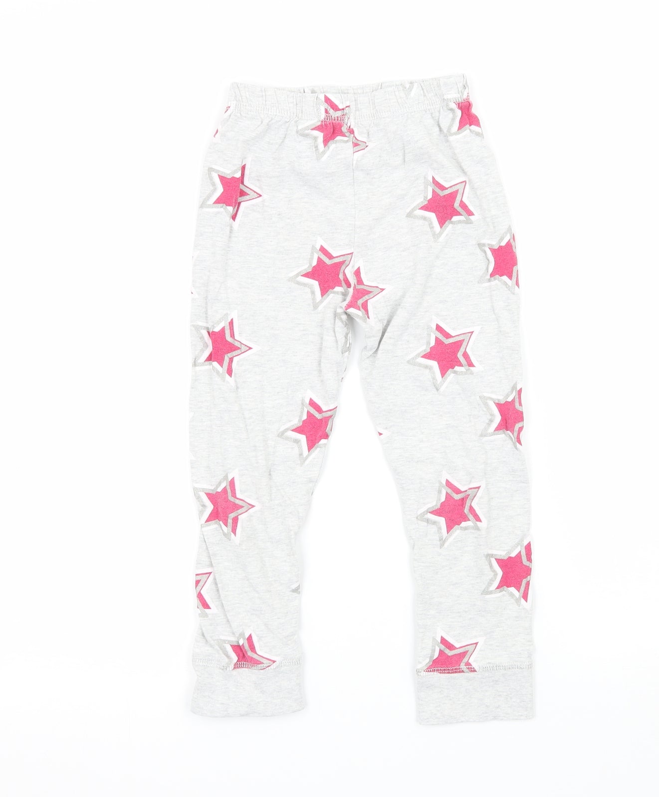 TU Girls Grey Geometric   Pyjama Pants Size 5-6 Years