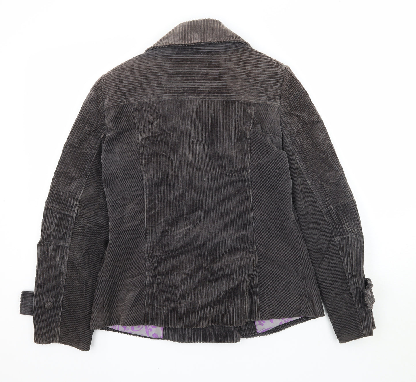 Per Una Womens Brown  Corduroy Jacket Coatigan Size 12