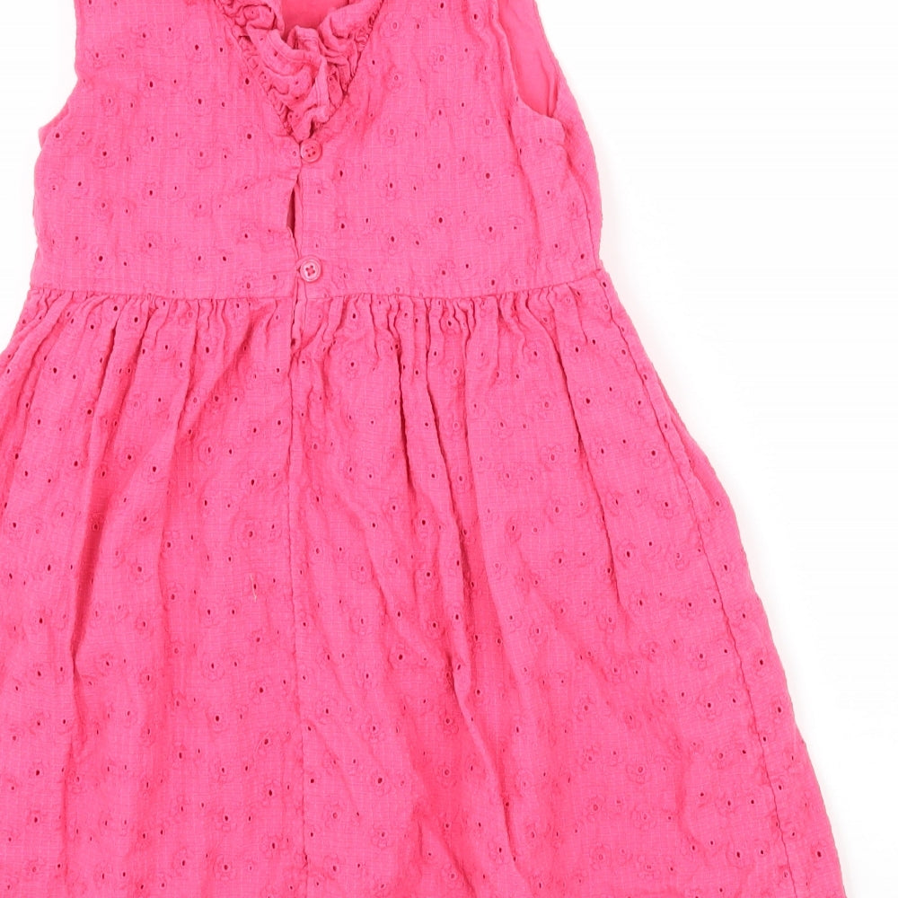 TU Girls Pink   Tank Dress  Size 5-6 Years