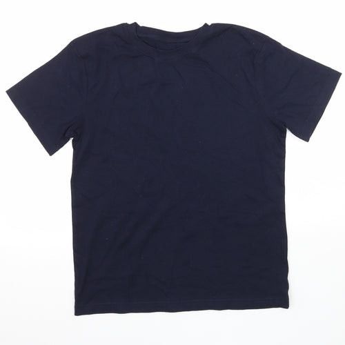 F&F Boys Blue  Jersey Basic T-Shirt Size 11-12 Years