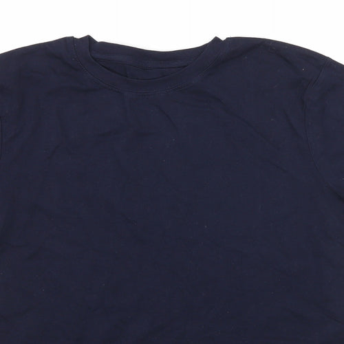 F&F Boys Blue  Jersey Basic T-Shirt Size 11-12 Years
