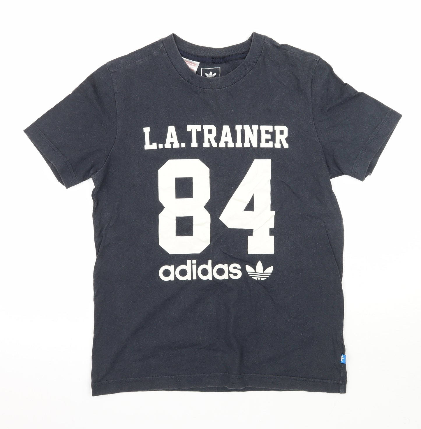 adidas Boys Grey  Jersey Basic T-Shirt Size 13-14 Years  - LA 84