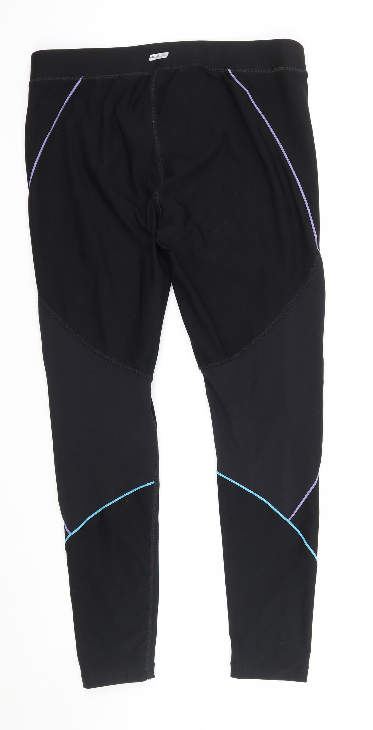 Athlete works Womens Black   Jogger Leggings  L25 in