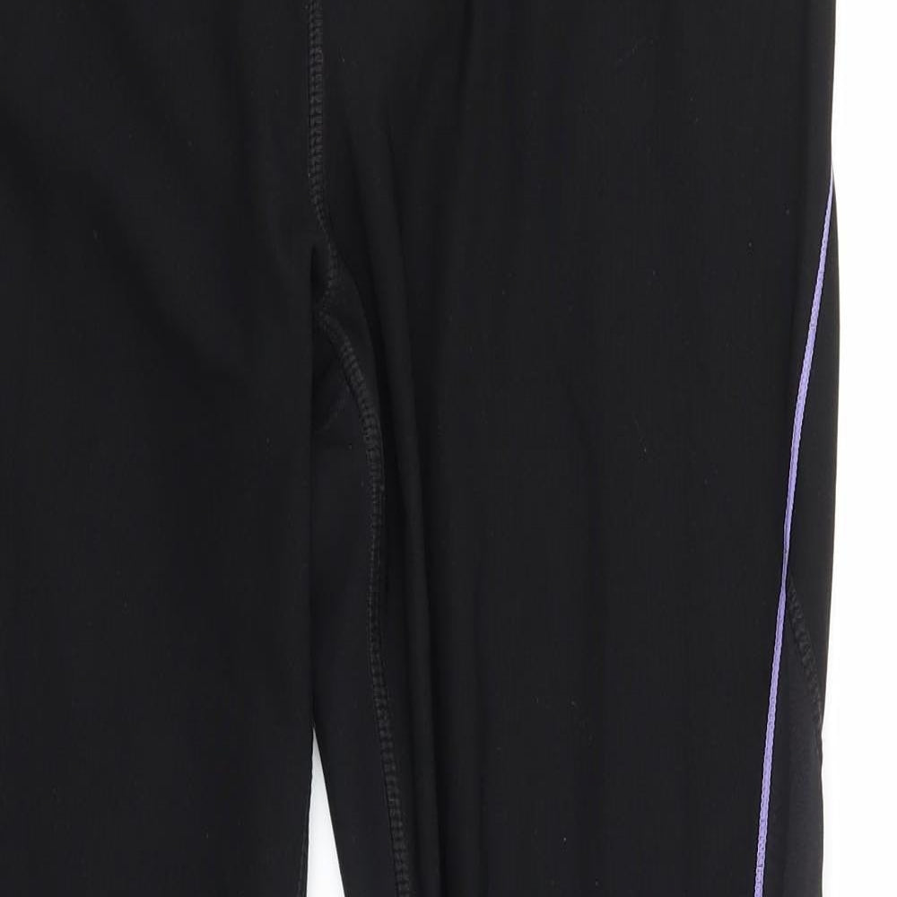 Athlete works Womens Black   Jogger Leggings  L25 in