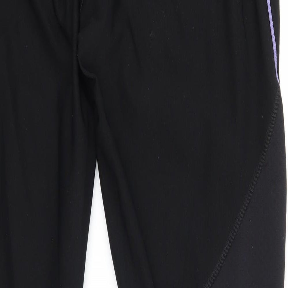 Athlete works Womens Black   Jogger Leggings  L25 in