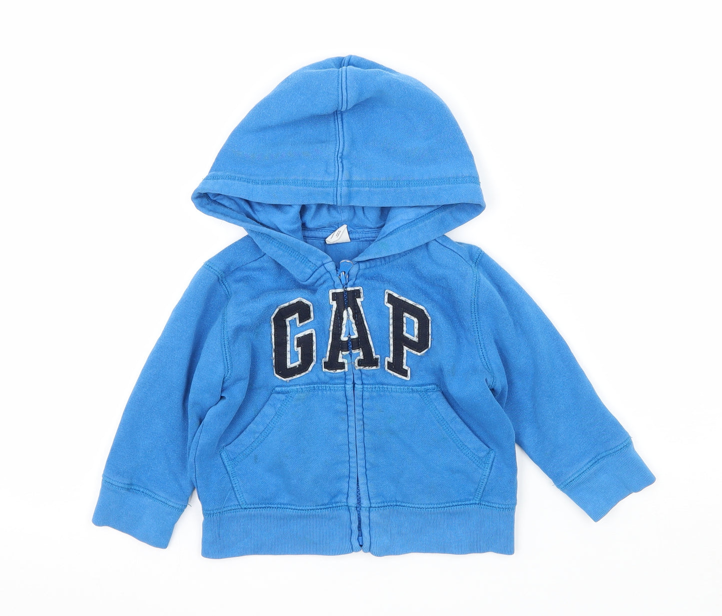 Gap Baby Blue  Jersey Full Zip Jumper Size 12-18 Months
