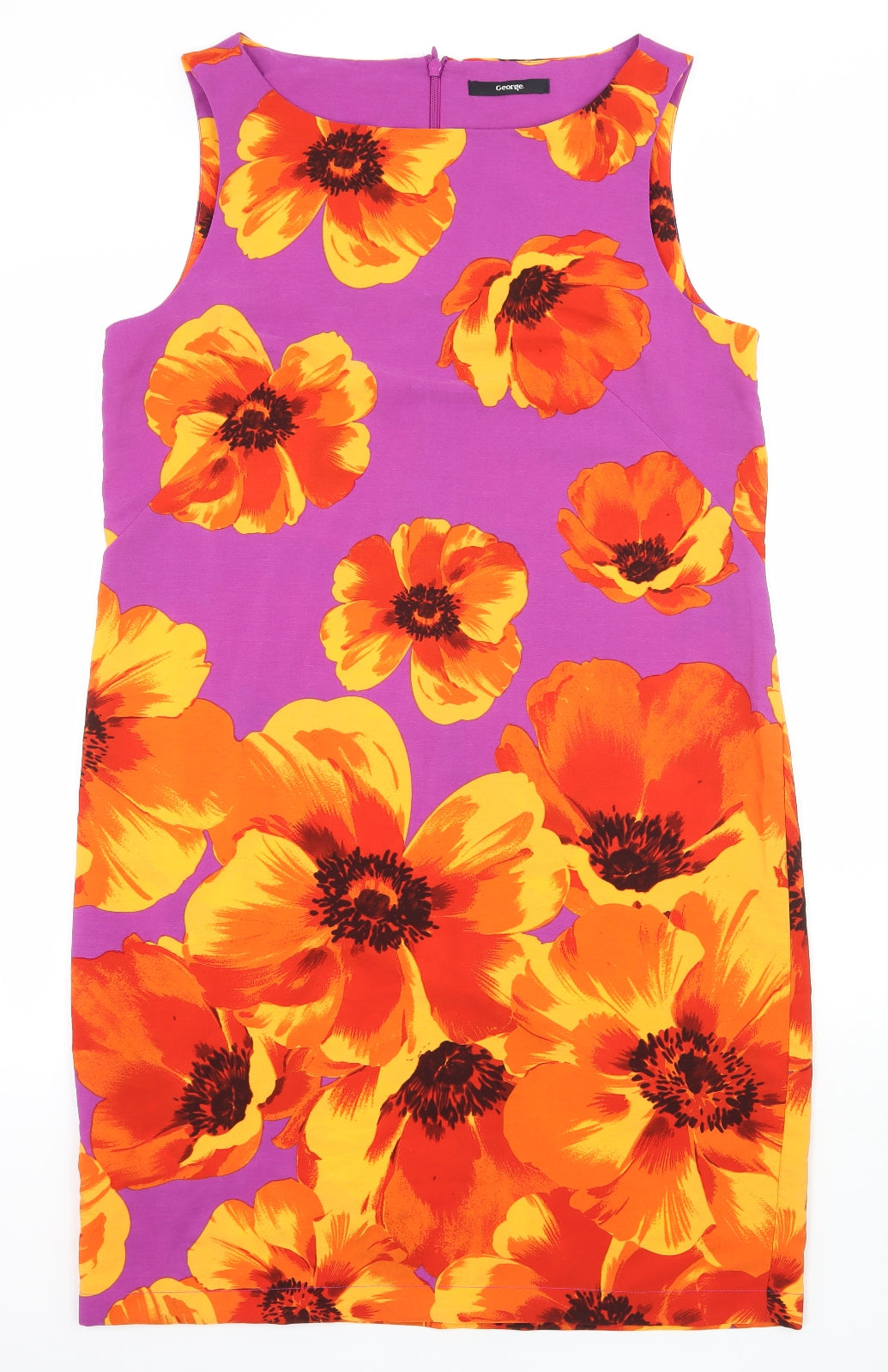 George Womens Multicoloured Floral  Tank Dress  Size 12