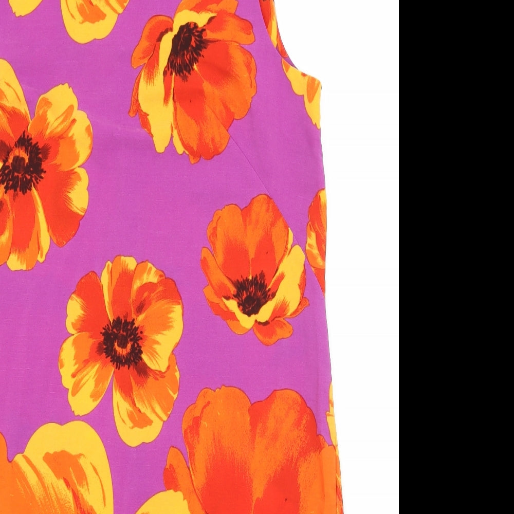 George Womens Multicoloured Floral  Tank Dress  Size 12