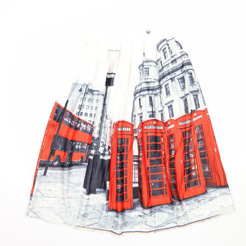 yangelo Womens Multicoloured   Flare Skirt   - London