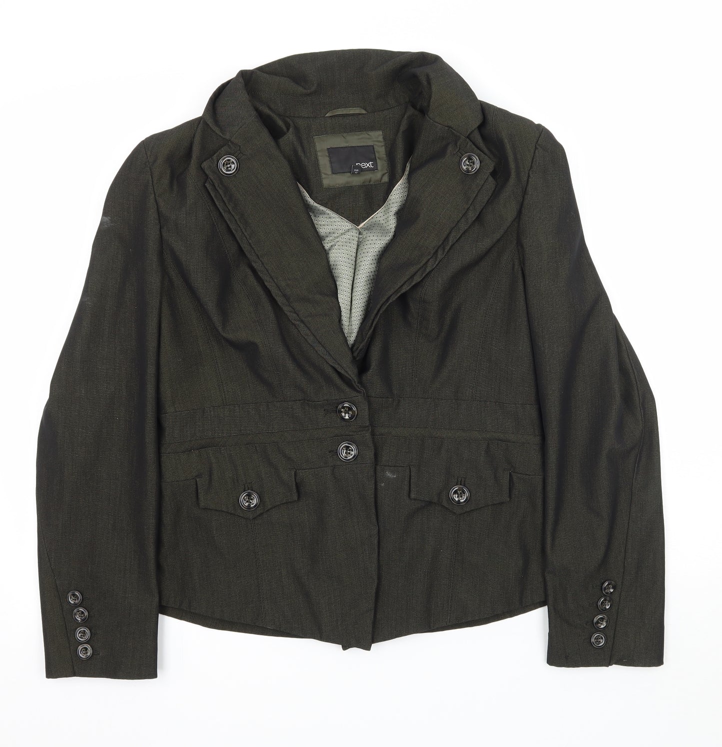 NEXT Womens Green   Jacket Blazer Size 14