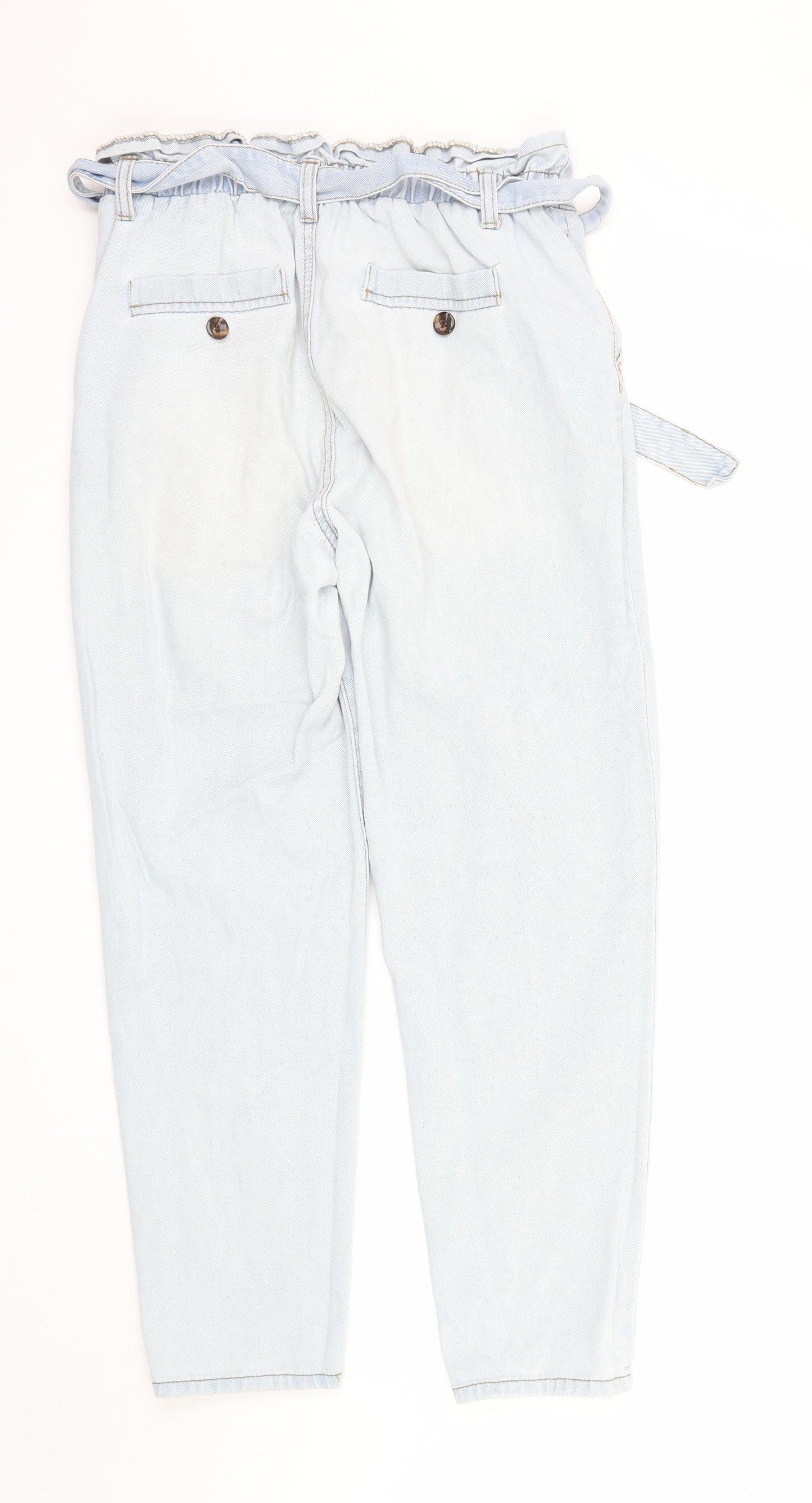 DenimCo Womens Blue  Denim Straight Jeans Size 12 L28 in