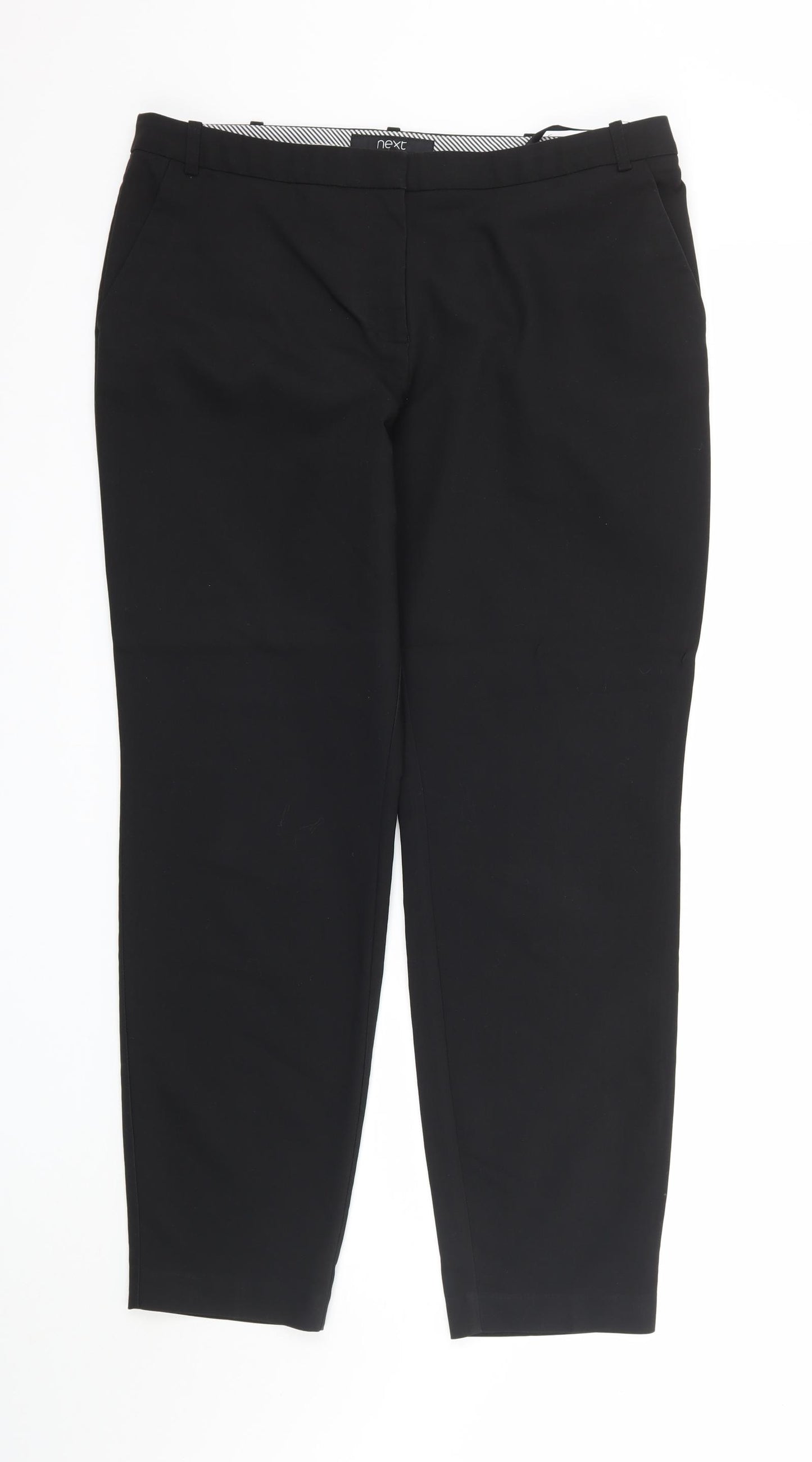 NEXT Womens Black   Trousers  Size 14 L29 in
