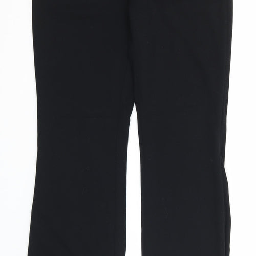 M&S Womens Black   Trousers  Size 8 L30 in