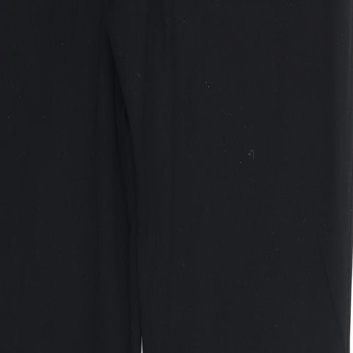 M&S Womens Black   Trousers  Size 8 L30 in