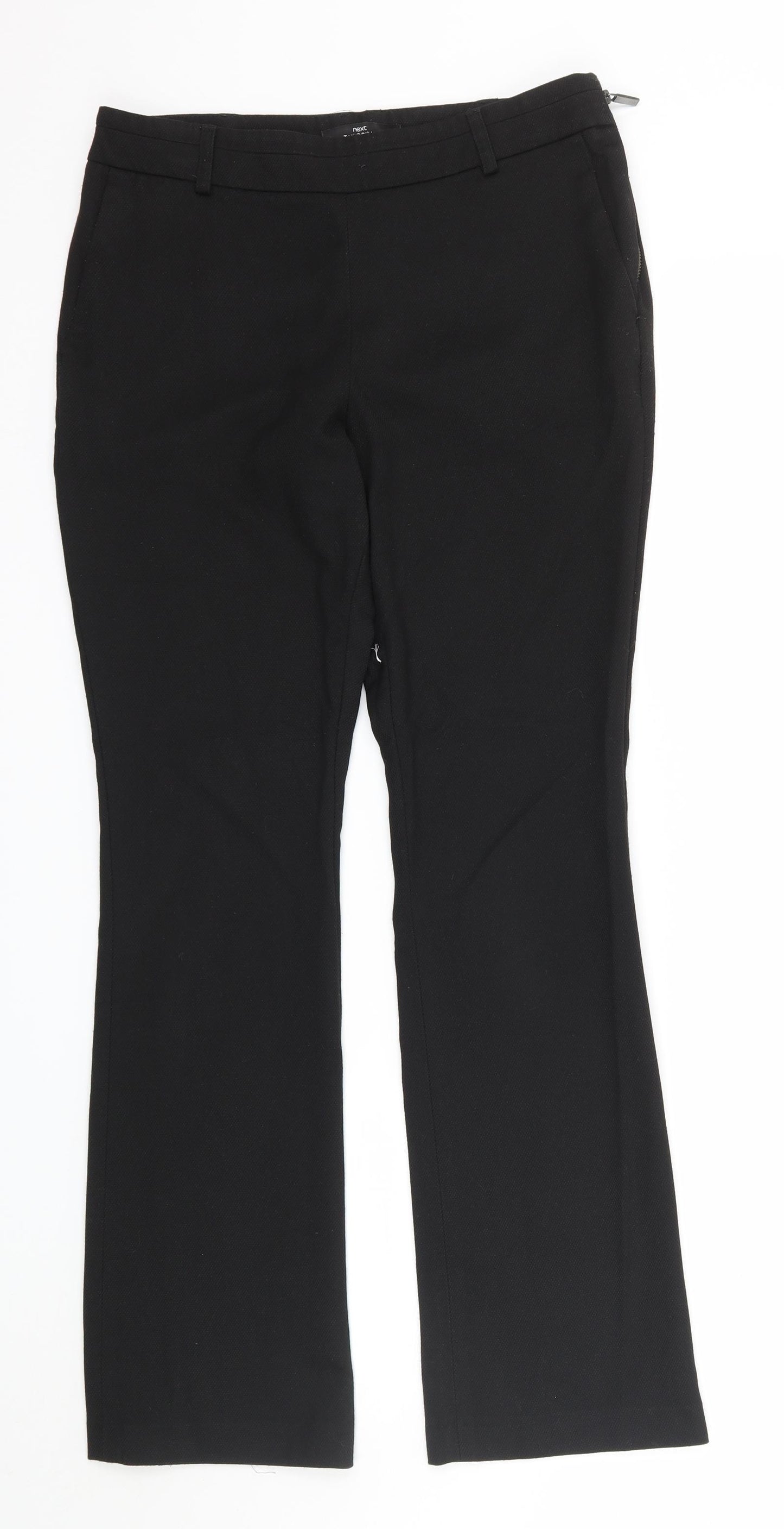 NEXT Womens Black   Trousers  Size 8 L30 in