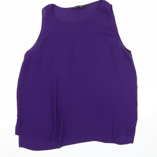 Dorothy Perkins Womens Purple   Basic T-Shirt Size 10