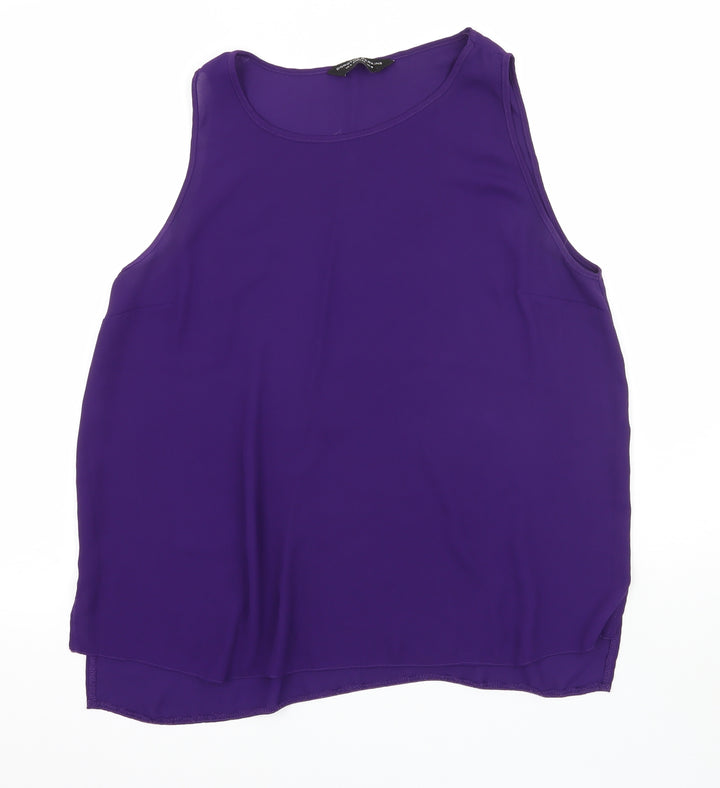 Dorothy Perkins Womens Purple   Basic T-Shirt Size 10