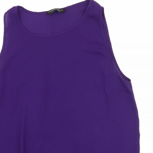 Dorothy Perkins Womens Purple   Basic T-Shirt Size 10