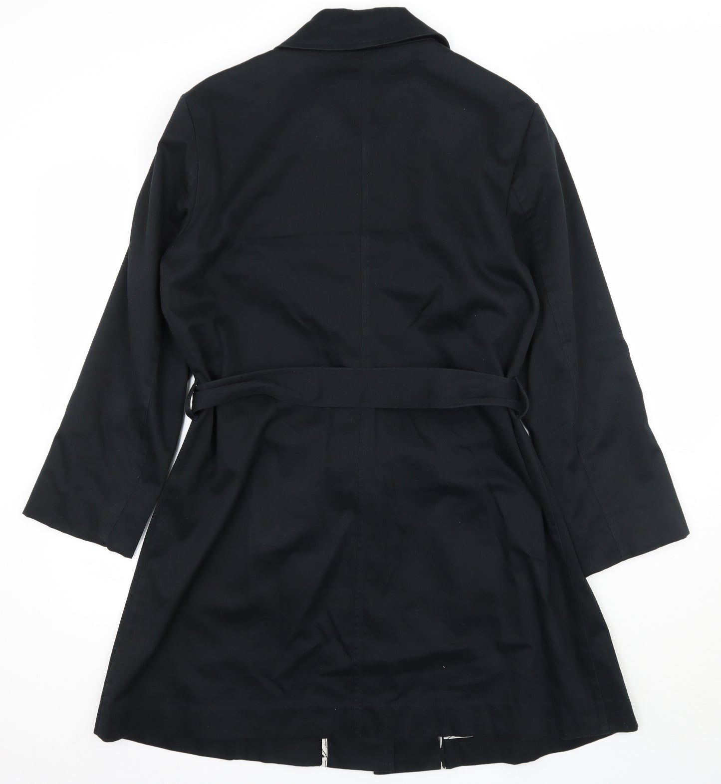 Dorothy Perkins Womens Black   Overcoat Coat Size 16