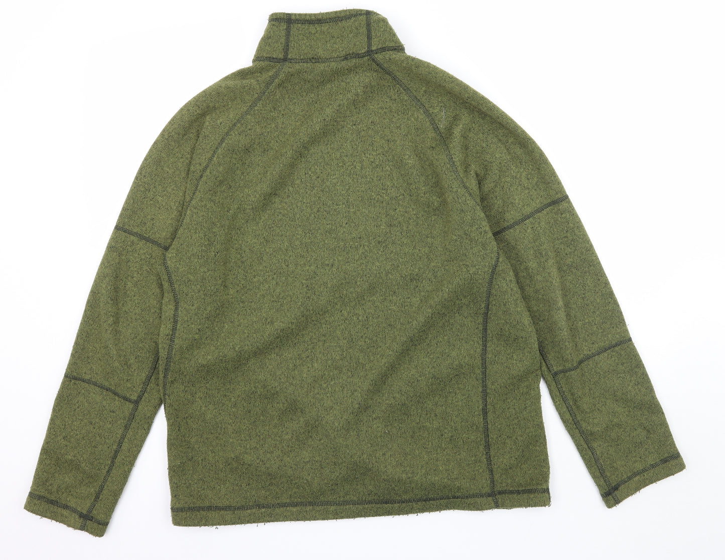 The North Face Mens Green  Fleece Pullover Sweatshirt Size M