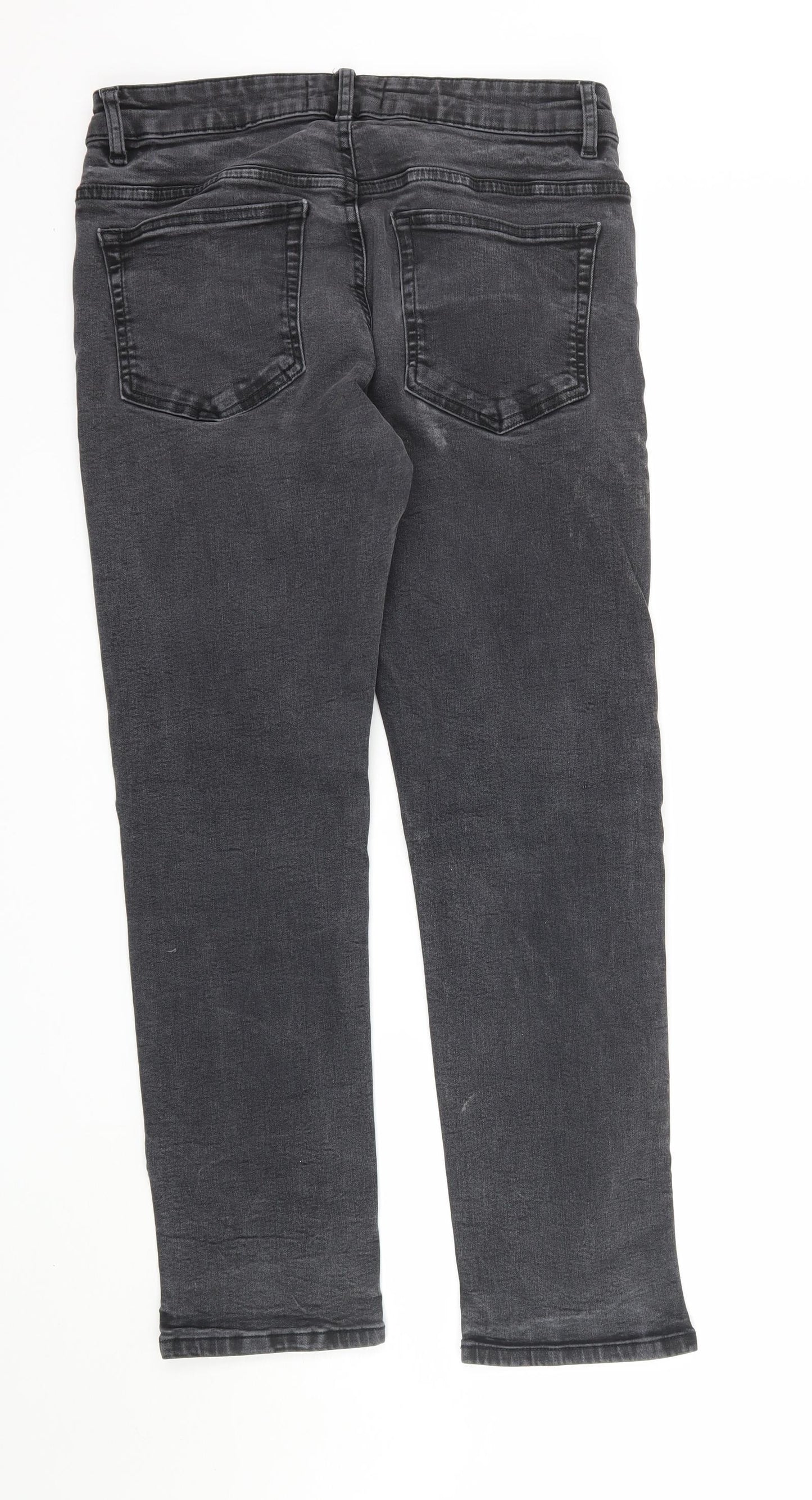 Matalan Womens Grey  Denim Skinny Jeans  L30 in