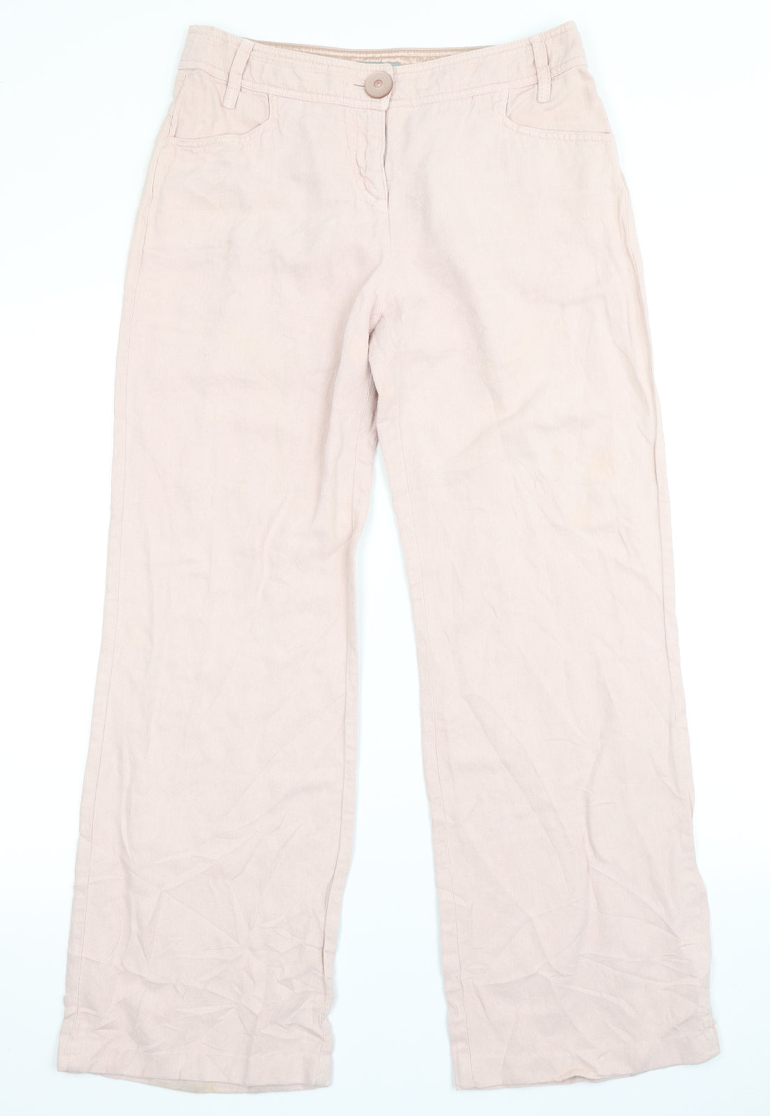 Per Una Womens Pink   Cargo Trousers Size 12 L29 in