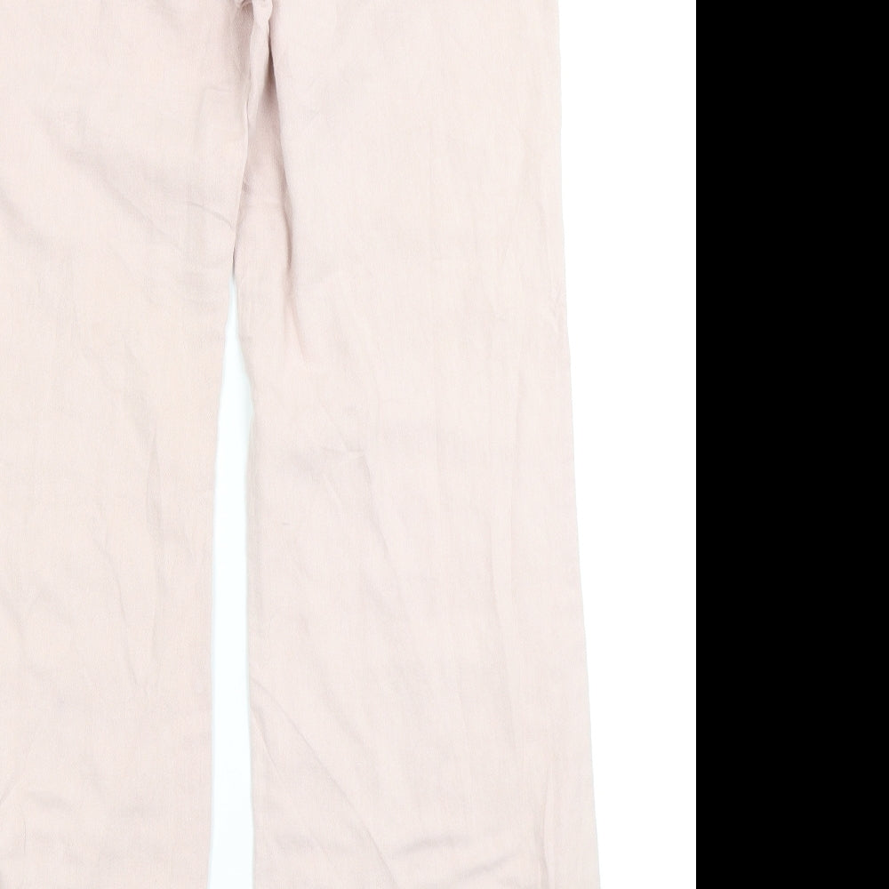 Per Una Womens Pink   Cargo Trousers Size 12 L29 in