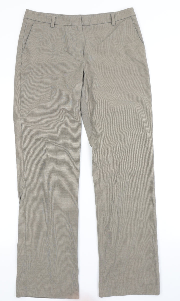 MORE & MORE Womens Brown Trousers Size 12 L29 in