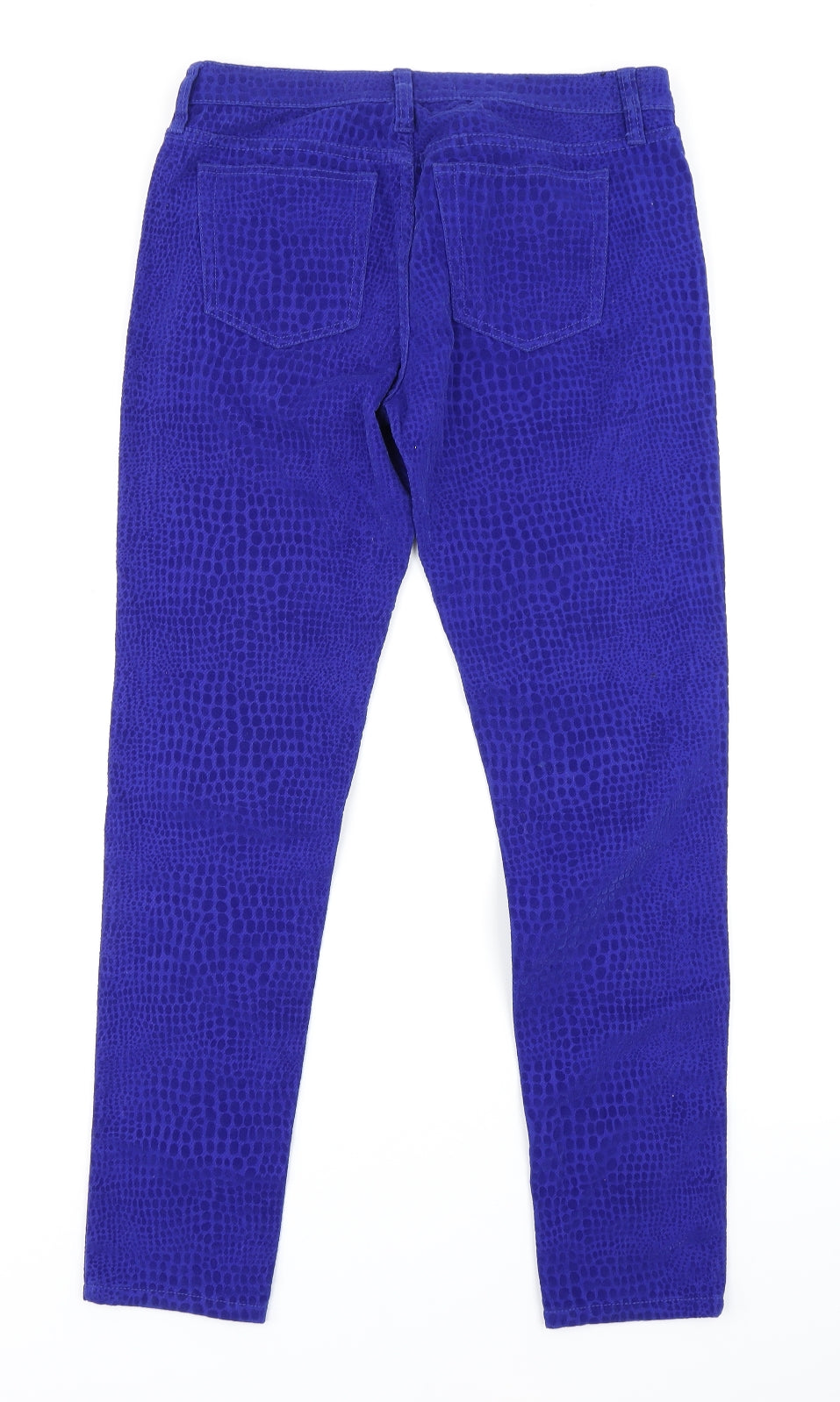 Joe's Womens Blue Animal Print Denim Skinny Jeans Size 30 in L27 in