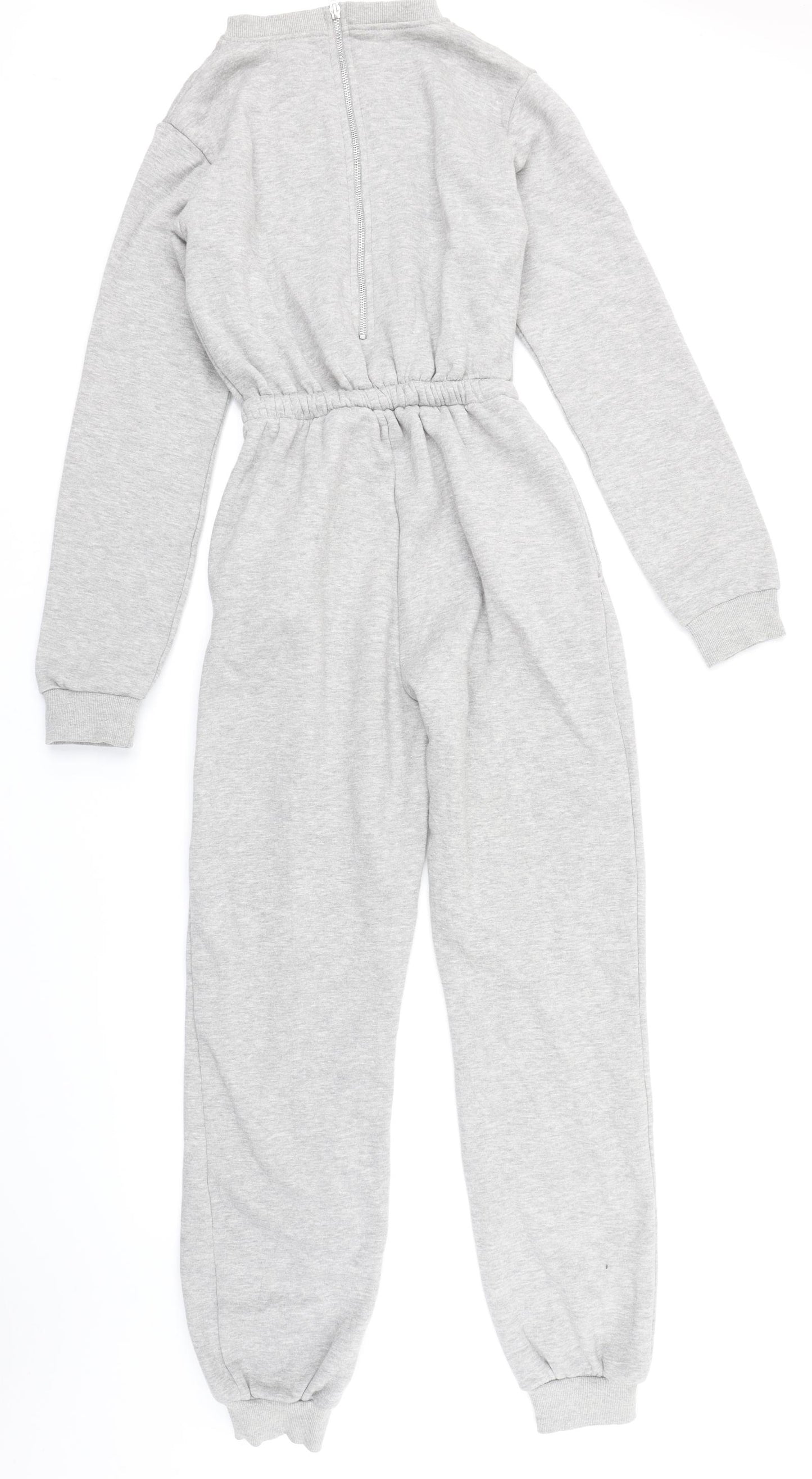 PRETTYLITTLETHING Womens Grey   Jumpsuit One-Piece Size 6 L29 in