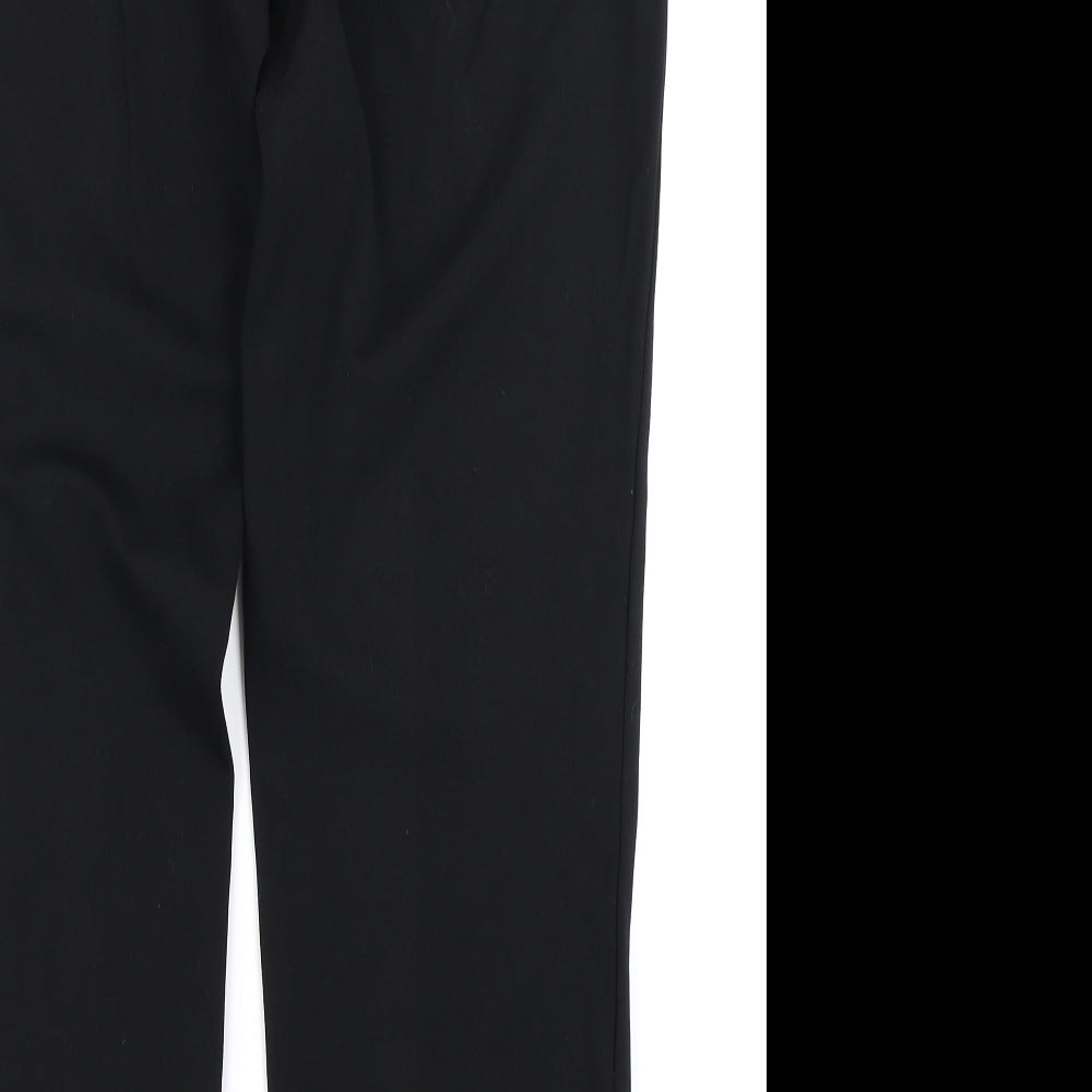 M&S Collection Womens Black   Trousers  Size 16 L28 in